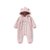 巴拉巴拉婴儿冬装女连体衣新生儿衣服男宝宝爬服外出抱衣保暖加厚(90cm 红白色调)第3张高清大图
