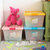 爱丽思IRIS日本 彩色环保塑料整理收纳箱 收纳盒(黄色 42L)第4张高清大图