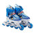 DISNEY/迪士尼2004米奇套装溜冰鞋儿童滑冰鞋直排轮滑鞋可调闪光旱冰鞋蓝色送护具六件套(34-37可调)第2张高清大图