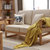 忆斧至家 北欧 沙发 实木橡胶木布艺沙发可拆洗 组合客厅家具(胡桃色 组合)第3张高清大图