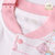 小米米minimoto秋季婴儿衣服 对襟棉质宝宝上衣 新生儿长袖开衫(粉匹印 100cm（2-3岁）)第4张高清大图