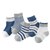 Oissie 奥伊西 0-6岁宝宝袜子5双装(L（4-6岁） 藏青)第2张高清大图