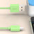 360充电数据线 Micro USB2.0 安卓电源线 1M 绿色第4张高清大图