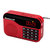 纽曼N63红 老人收音机新款小型迷你便携式可充电多功能插卡播放器歌曲戏曲听戏随身听广播调频第5张高清大图