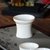 羊脂玉白瓷功夫茶具配件公道杯茶海手绘青花描金过滤组茶道茶叶罐(灰色 羊脂玉茶道)第2张高清大图