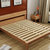 明佳友 实木床 现代简易北欧卧室家具 M215(原木色 1.5米单床)第2张高清大图