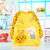 新款男女宝宝罩衣防水反穿衣 儿童画画衣纯棉水晶绒婴儿护衣7651(黄色 120)第3张高清大图
