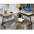 豫见美农 电脑桌家用台式办公桌现代简约转角书桌书架组合经济型省空间桌子(黑木纹色)第5张高清大图