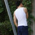 华杰龙HUAJIELONG夏季男士圆领棉背心 男士修身棉纯色男背心夏季(白色)第5张高清大图