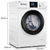 TCL 9公斤 变频节能滚筒 洗衣机全自动 护色洗涤（芭蕾白）XQG90-P300B 芭蕾白(白色 10公斤)第4张高清大图