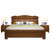 进畅家具 实木床主卧橡木双人床简约现代1.5m1.8米原木中式储物经济型家具(1.8*2米 床)第5张高清大图