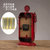 莎芮 欧美式复古铁艺加油站模型钟表座钟创意客厅卧室静音时钟台钟摆件(F03B红色)第4张高清大图