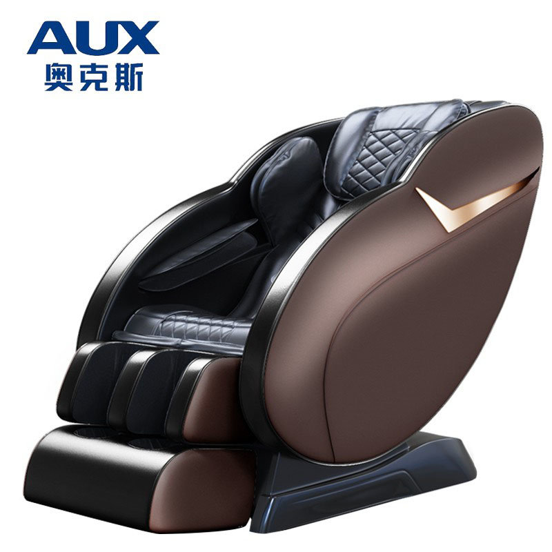 奥克斯(aux)智能按摩椅家用多功能零重力电动按摩椅 x11(黑棕)