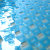 正瑞 简约菱形 pvc按摩浴室浴缸防滑垫 塑料透明垫 46*77cm(紫色)第4张高清大图