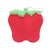 儿童卡通立体洗澡海绵宝宝沐浴海绵擦可爱水果动物造型洗澡用品(红色)第3张高清大图