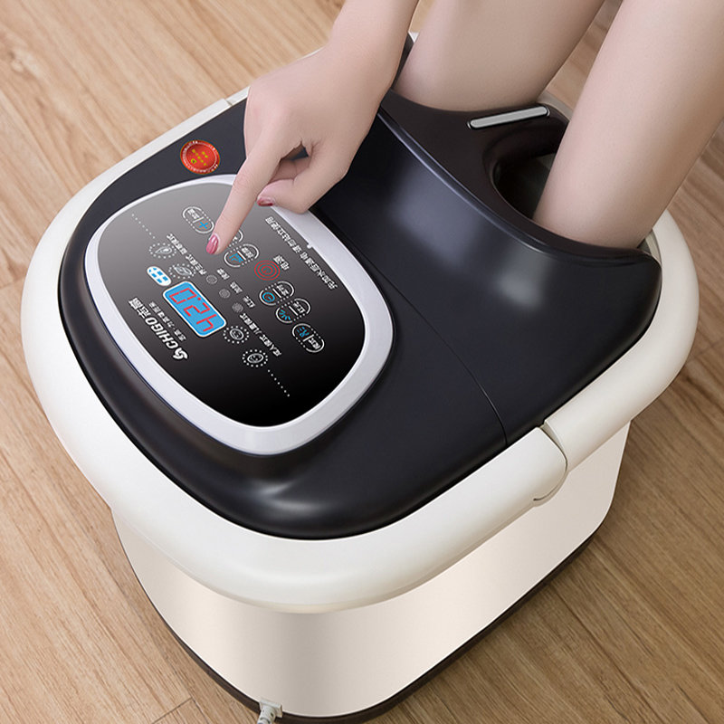 志高(chigo)泡脚桶洗脚盆电动按摩家用足浴盆全自动加热恒温 zg-8819