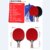 克洛斯威初学者练习运动三星乒乓球拍/P301 305 306 1100(黑红色/P301 直拍)第4张高清大图