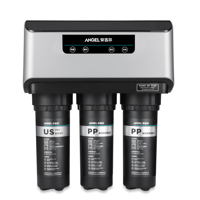 安吉尔angelj2305rob8a6v系净水器v3反渗透净水机大通量家用直饮机黑