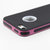 艾思度（iSido）手机保护套保护壳外壳外套苹果iphone5/5s配色边框（黑+玫红框）第2张高清大图