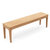 一米色彩 北欧实木长条凳 床尾凳 餐椅 成人长板凳 换鞋凳(原木色 1.2米)第5张高清大图