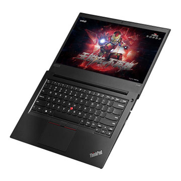 联想ThinkPad E485（08CD）14英寸笔记本电脑（锐龙5-2500U 双通道8G  Win10）黑色(官方标配R5/8G/256G固态)