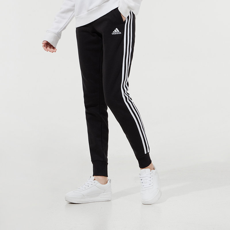 adidas阿迪达斯女裤运动裤2022春季新款跑步健身训练休闲裤束脚裤潮流