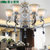 雷士 欧式吊灯水晶灯复古欧式美式客厅卧室餐厅灯具ECD9000(8头带5WLED球泡)第2张高清大图