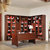 御品工匠 自由组合 实木书橱 书房家具 开放式书柜 实木书架K0619(3门+2门)第2张高清大图