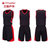 户外速干衣套装透气背心跑步衣服两件套宽松训练服TP8319(红色 XL)第3张高清大图