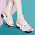 古奇天伦坡跟拖鞋女夏时尚外穿百搭韩版2022新款夏季外出厚底凉拖(42 黑色/8813（跟高7.2cm）)第7张高清大图