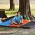 户外充气垫帐篷睡垫露营双面加厚懒人床垫自动单人便携野外防潮垫lxz-4136(橙拼灰 195*70cm)第5张高清大图