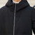 吉普盾新款冬季韩版修身男士中长款羽绒服帅气大衣加厚时尚羽绒衣长款过膝加厚羽绒外套(MS1803灰色 M)第4张高清大图