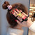 头绳女韩版儿童可爱简约扎头发皮筋发圈韩国ins网红卡通发绳(款式二)第2张高清大图