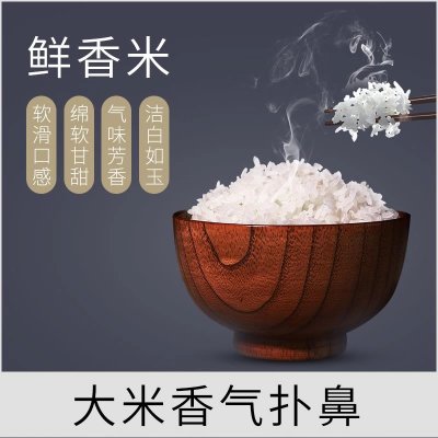 商博士 黑龙江 鲜香米 正宗东北香米 大米 天然香米 2020年新米 5kg/袋（新疆西藏青海不发货）