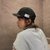 SUNTEK日系小众布标短檐鸭舌帽子男女夏季韩版学生街头嘻哈棒球帽百搭潮(可调节 酒红色)第3张高清大图