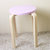 【京好】实木孩童餐椅圆凳子 现代简约环保优质简约矮凳 彩色时尚十四款A57(紫色 凳径32高45厘米)第2张高清大图