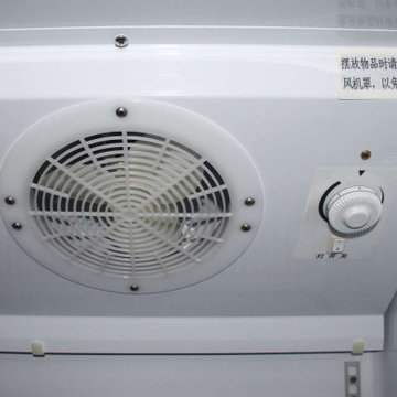 海尔（Haier） 650升商用展示柜立式风冷冷柜 玻璃门冷藏保鲜冰柜 饮料保鲜柜双门展示大冰柜SC-650HL(白色 650升)