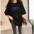 SUNTEK欧洲站韩版宽松短袖T恤女2022年夏女装新款中长款打底上衣潮(L 黑色2 【纯黑色】)第2张高清大图