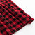七格格2017夏装新款时尚红黑撞色格子宽松V领吊带连衣裙女N606(红格 XL)第4张高清大图
