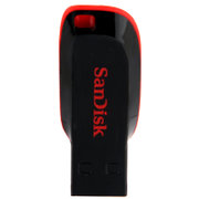 闪迪（SanDisk）酷刃 CZ50 32GB U盘 黑红【真快乐自营，品质保证】