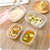 塑料食品蛋糕饼干点心包装盒A878曲奇糕点水果一次性盒子饭盒lq0062（三个装）(透明 709ml)第3张高清大图
