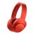 索尼 （sony）MDR-100ABN 头戴式重低音蓝牙耳机降噪耳机 国行(朱砂红)第5张高清大图