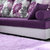 紫茉莉沙发简约现代布艺沙发脚踏组合小户型客厅可拆洗布沙发(紫色+浅紫)第3张高清大图