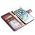 木木（MUNU）苹果7plus iPhone7plus 手机壳 手机套 保护壳 保护套 商务支架皮套 插卡式钱包保护套(酒红)第2张高清大图