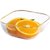 日式金边耐热透明玻璃碗网红ins风沙拉碗家用水果碗创意水果盘子(大号透明2只+送4个叉子)第5张高清大图