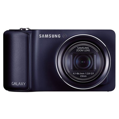三星Galaxy Camera EK-GC110数码相机 钴黑色 1600万像素 21倍变焦 23mm广角 4.8”HD超清触摸屏 Android 4.1操作系统