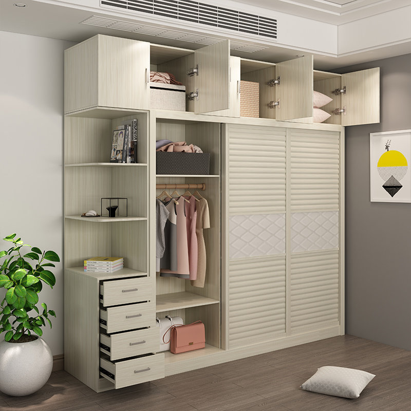 画尚(halsanr) 移门衣橱整体组合柜子趟门大衣柜家居家具(1.