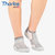 THORLO 美国高端运动袜 XCCU款专业缓震透湿男女通用款跑步袜 一双(浅灰色 袜码11号/42-44码)第4张高清大图