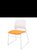六角拼接桌培训异形会议梯形组合桌学生辅导桌团体活动教室课桌椅(橙色和白色组合椅子 A款)第4张高清大图