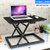 SKYMI简约现代站立笔记本折叠桌家用台式桌简易可升降站立式电脑桌(黑色)第3张高清大图